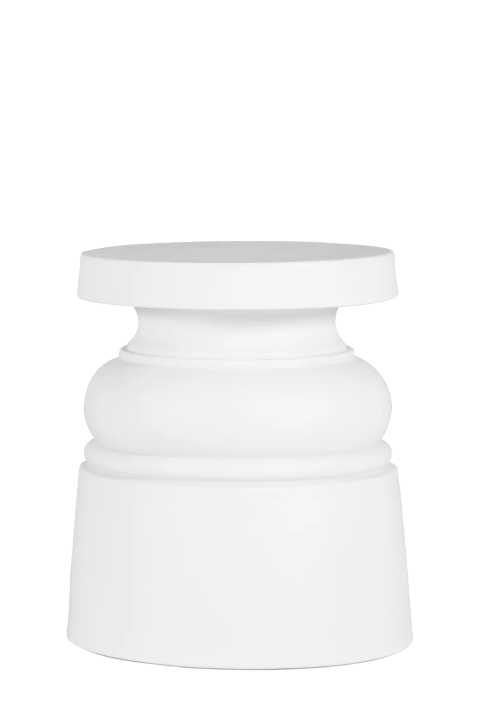 Container Stool New Antiques white front view